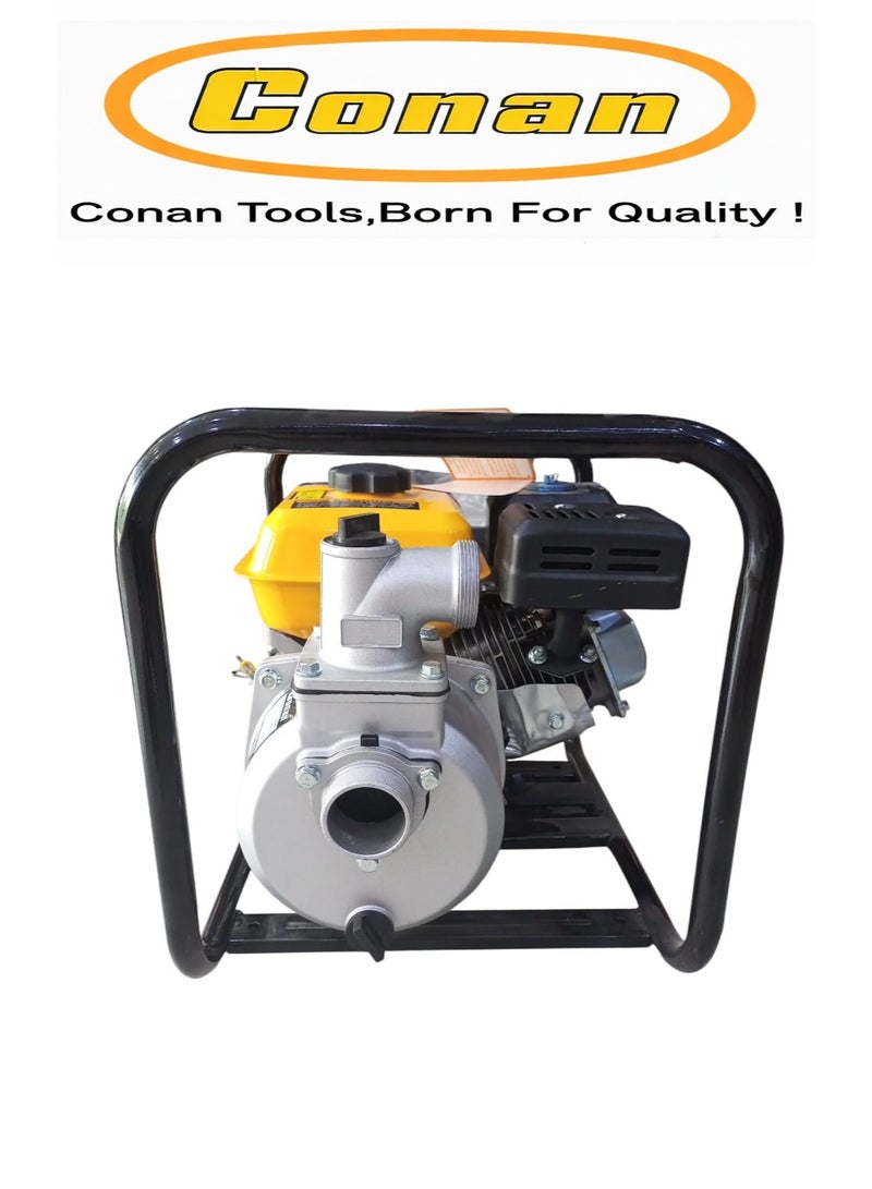 كونان مضخة مياه بنزين كونان Conan (Gasoline Water Pump) موديل COGW02 – مقاس 2 بوصة (50mm) – 5.5 حصان – سحب 7م – رفع حتى 23–26م – تشغيل سحب (Recoil) - Image 2
